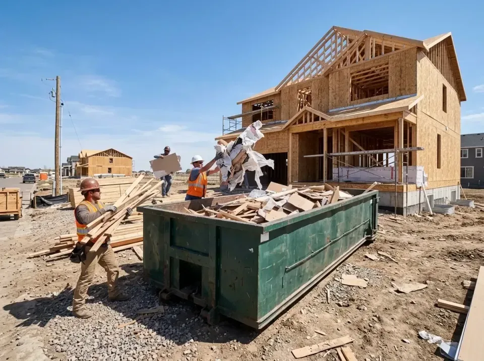 home-builder-new-construction-011 — 10-Yard and 20-Yard Choices for Colorado Springs Cleanouts, Roll-Off Dumpster Rental Ser…
