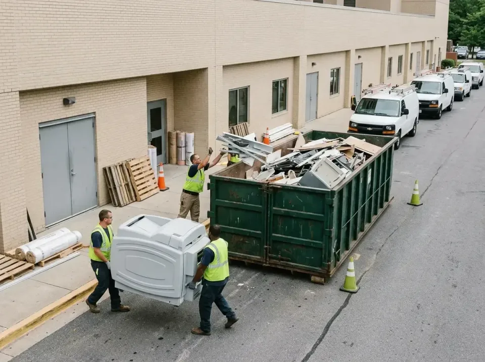 hospital-facility-upgrade-wast-014 — finished craftsmanship, Roll-Off Dumpster Rental Services in United States